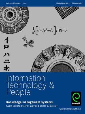 cover image of Information Technology & People, Volume 16, Issue 3